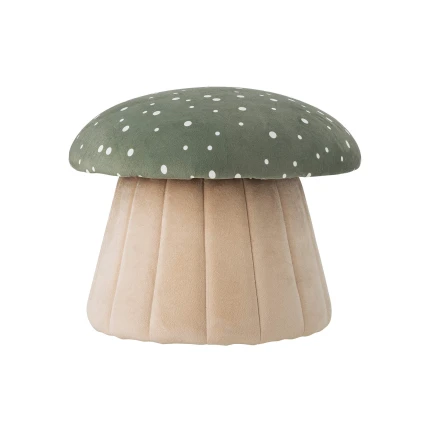 Pufa Grzybek Lue - Multi, Zielony / Bloomingville MINI