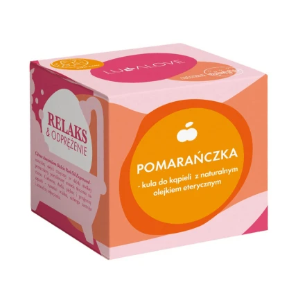 Pomarańczka - kula do kąpieli z naturalnym olejkiem eterycznym / Lullalove