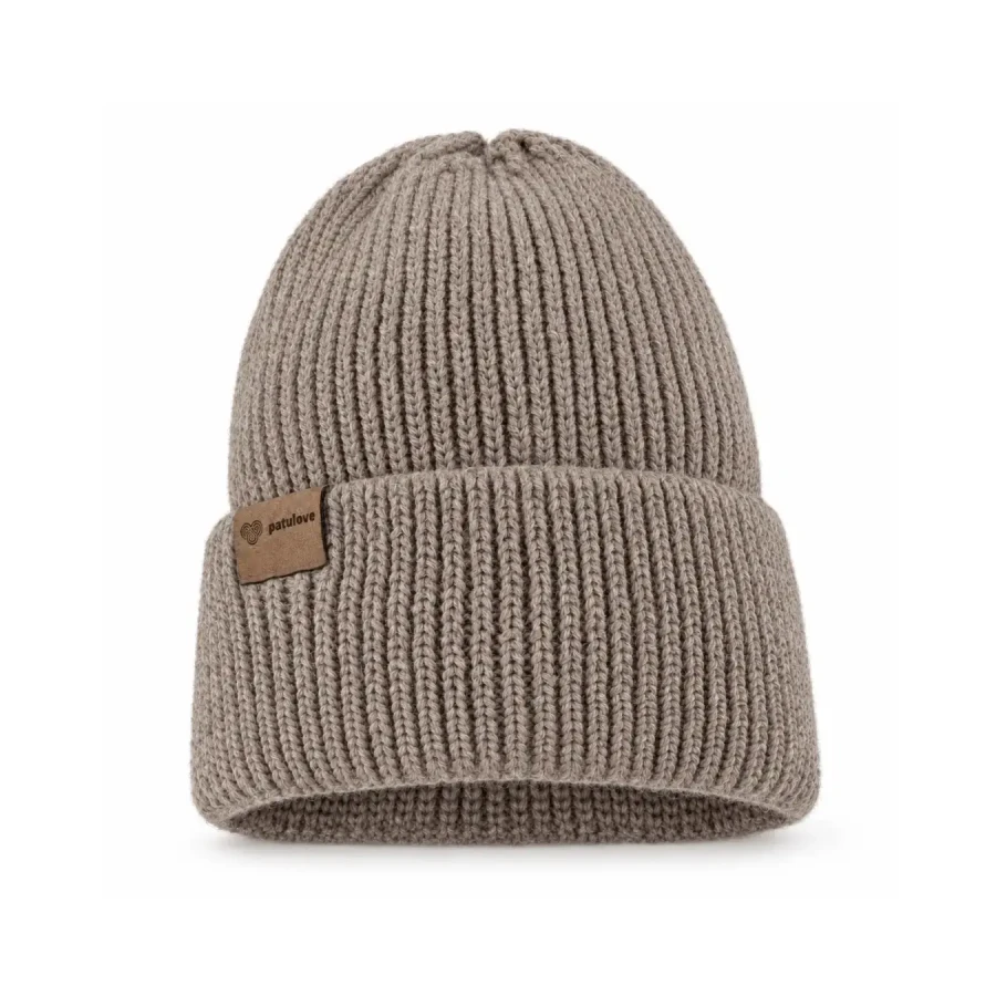 Czapka zimowa merino WINTER LATTE / Patulove
