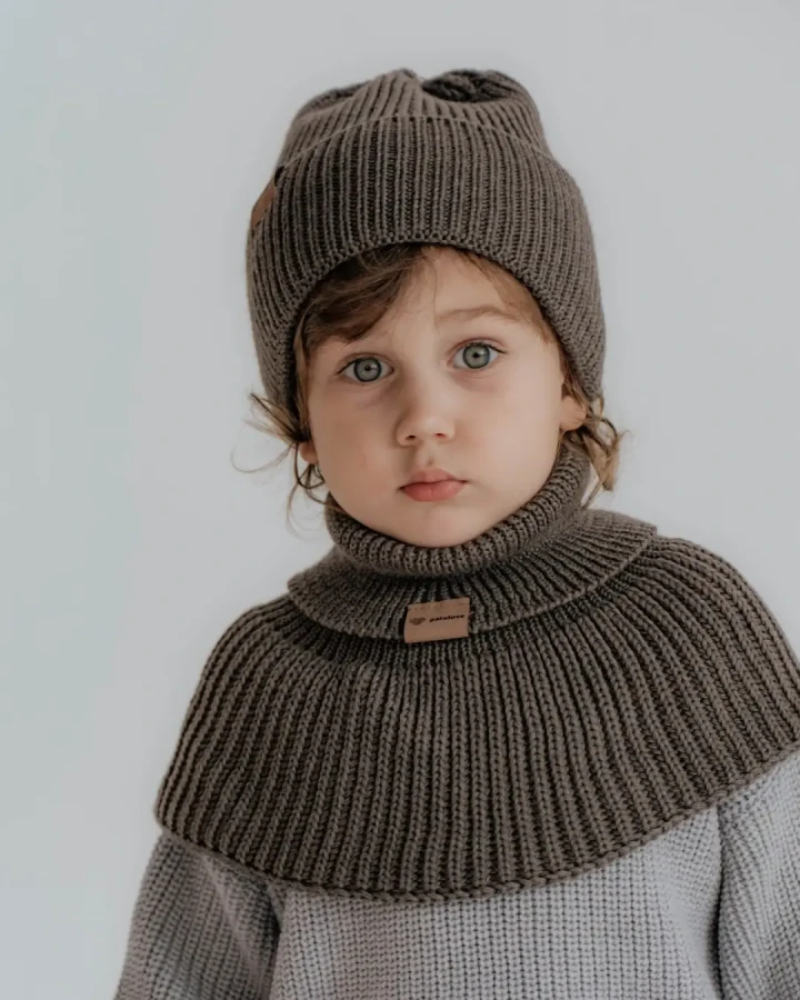 Czapka zimowa merino WINTER COCOA / Patulove