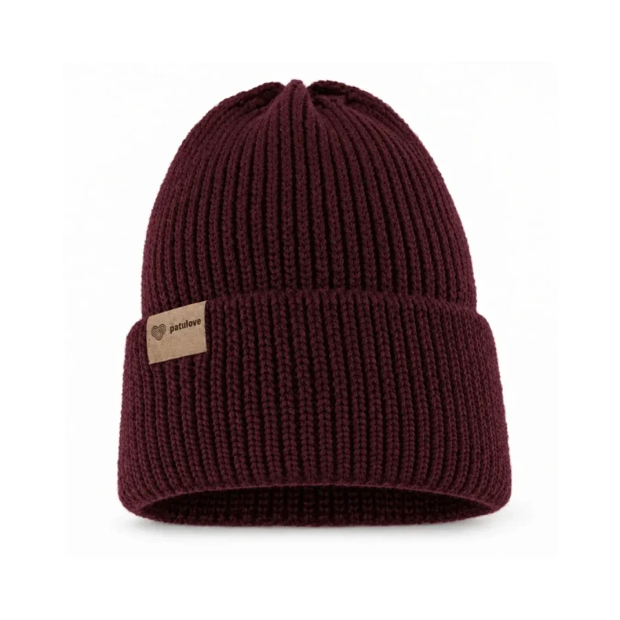 Czapka zimowa merino WINTER CINNAMON / Patulove