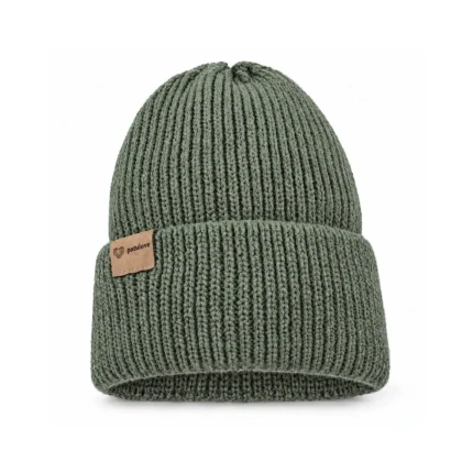 Czapka zimowa merino WINTER KHAKI / Patulove