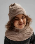 Komin z golfem merino WINTER LATTE / Patulove