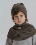 Komin z golfem merino WINTER COCOA / Patulove