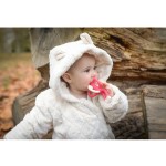 Gryzak masujący ze szczoteczką SZARY / Matchstick Monkey