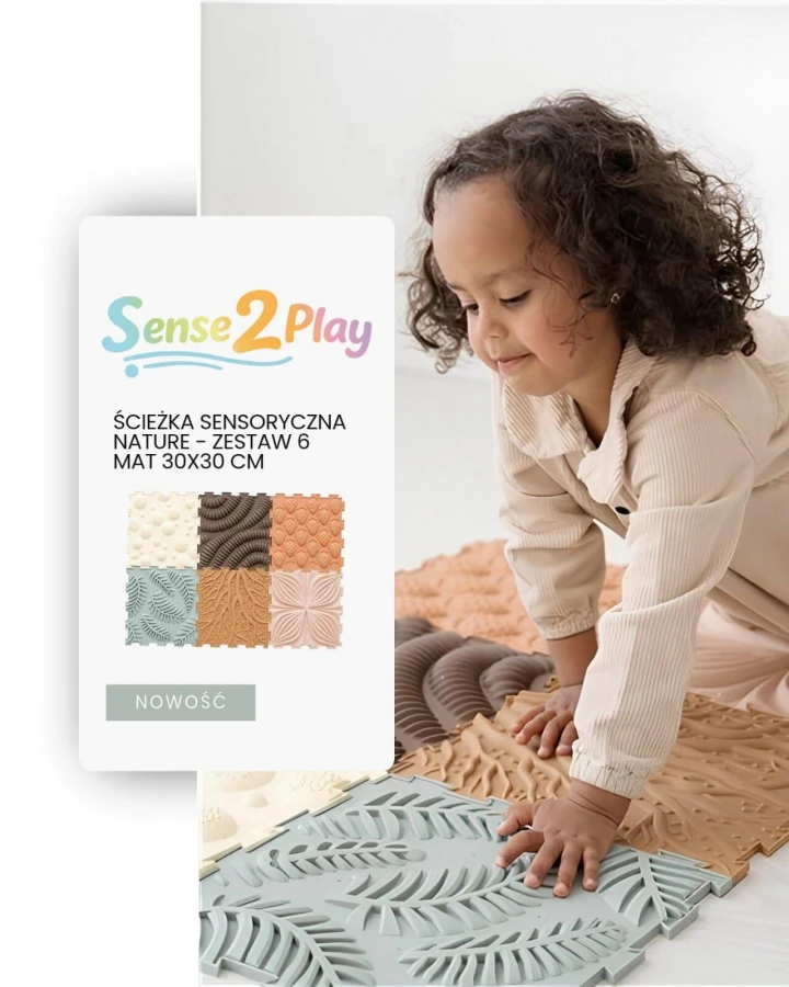 Ścieżka sensoryczna Nature - zestaw 6 el. / Sense2Play