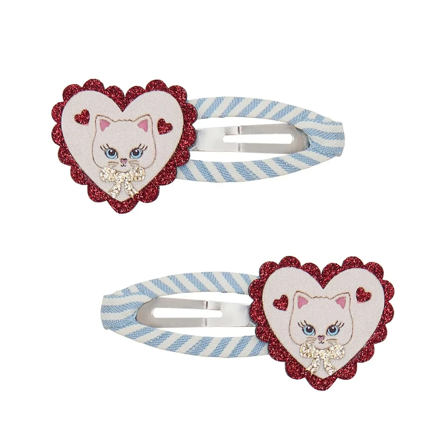 Zestaw spinek SCALLOPED KITTY / Mimi & Lula