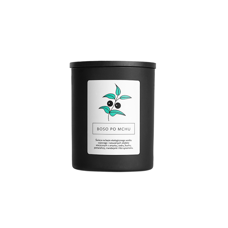 Świeca sojowa - Boso po mchu / Hagi Cosmetics