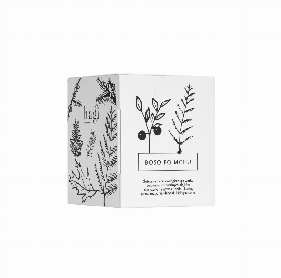 Świeca sojowa - Boso po mchu / Hagi Cosmetics