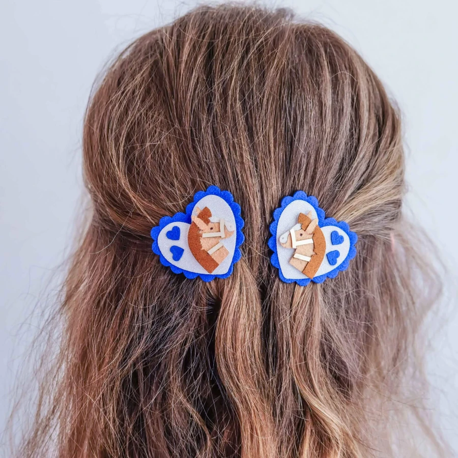 Zestaw spinek SCALLOPED PONY TAIL / Mimi & Lula