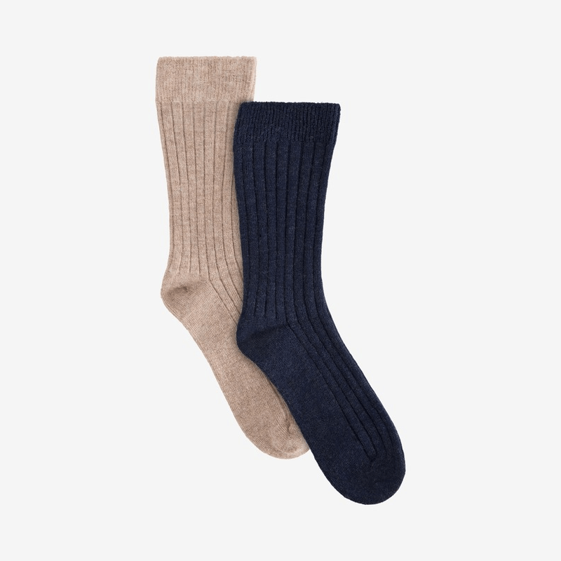 Wełniane skarpetki, 2 pary - Dark Navy / HUTTEliHUT