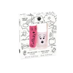 Zestaw lakier do paznokci + błyszczyk do ust dla dzieci, 8 ml + 6,5 ml - Polly i Rollette Malina / Nailmatic