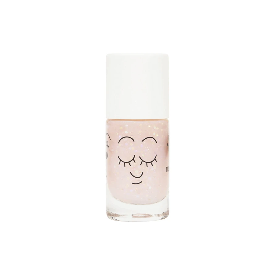 Zestaw lakier do paznokci + błyszczyk do ust dla dzieci, 8 ml + 6,5 ml - Polly i Rollette Malina / Nailmatic