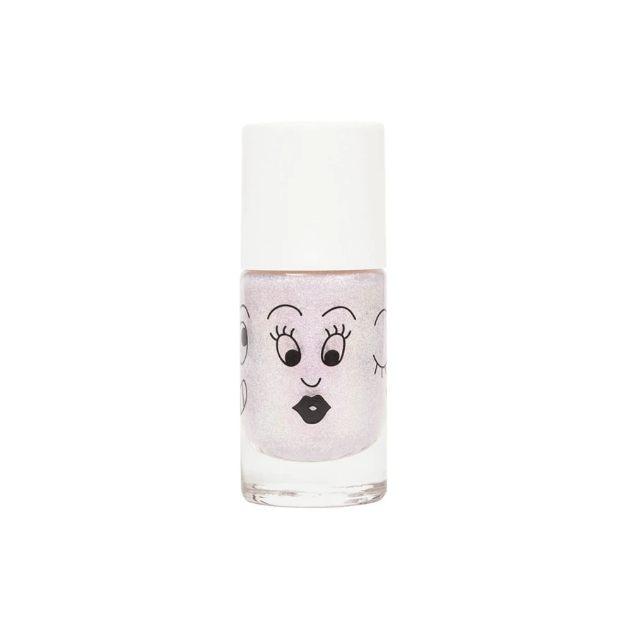 Zestaw lakier do paznokci + błyszczyk do ust dla dzieci, 8 ml + 6,5 ml - Elliot i Rollette Jeżyna / Nailmatic