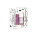 Zestaw lakier do paznokci + błyszczyk do ust dla dzieci, 8 ml + 6,5 ml - Elliot i Rollette Jeżyna / Nailmatic