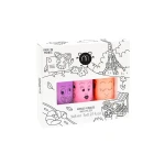 Zestaw lakierów do paznokci dla dzieci zmywalnych wodą, 3 x 8 ml - Paris / Nailmatic