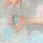 Myjąca ciastolina do kąpieli dla dzieci Pataploof, 80g - Różowa / Nailmatic