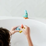 Myjąca ciastolina do kąpieli dla dzieci Pataploof - Niebieska i Różowa + 2 Foremki / Nailmatic