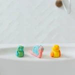 Myjąca ciastolina do kąpieli dla dzieci Pataploof - Niebieska i Różowa + 2 Foremki / Nailmatic