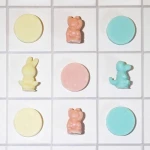Zestaw do Robienia Mydełek dla Dzieci Soap Maker - Kot, Królik i Krokodyl, 3 szt. / Nailmatic