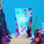 Musujące kule do kąpieli dla dzieci - Nailmatic Shell, 7 x 20 g / Nailmatic