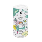 Musująca sól do kąpieli barwiąca wodę dla dzieci Splash, 250 g - Zielona / Nailmatic