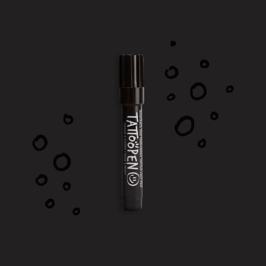Zmywalny marker do ciała i twarzy dla dzieci Tattoopen 2,5 g - Czarny / Nailmatic