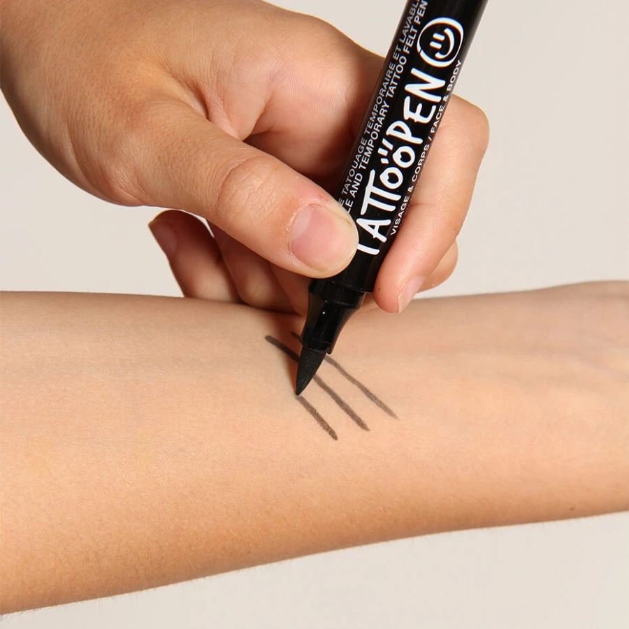 Zmywalny marker do ciała i twarzy dla dzieci Tattoopen 2,5 g - Czarny / Nailmatic