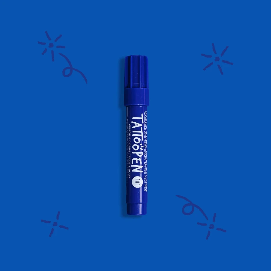 Zmywalny marker do ciała i twarzy dla dzieci Tattoopen 2,5 g - Granatowy / Nailmatic