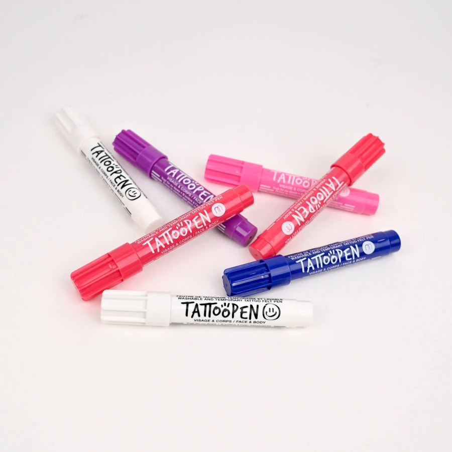 Zmywalny marker do ciała i twarzy dla dzieci Tattoopen 2,5 g - Różowy / Nailmatic