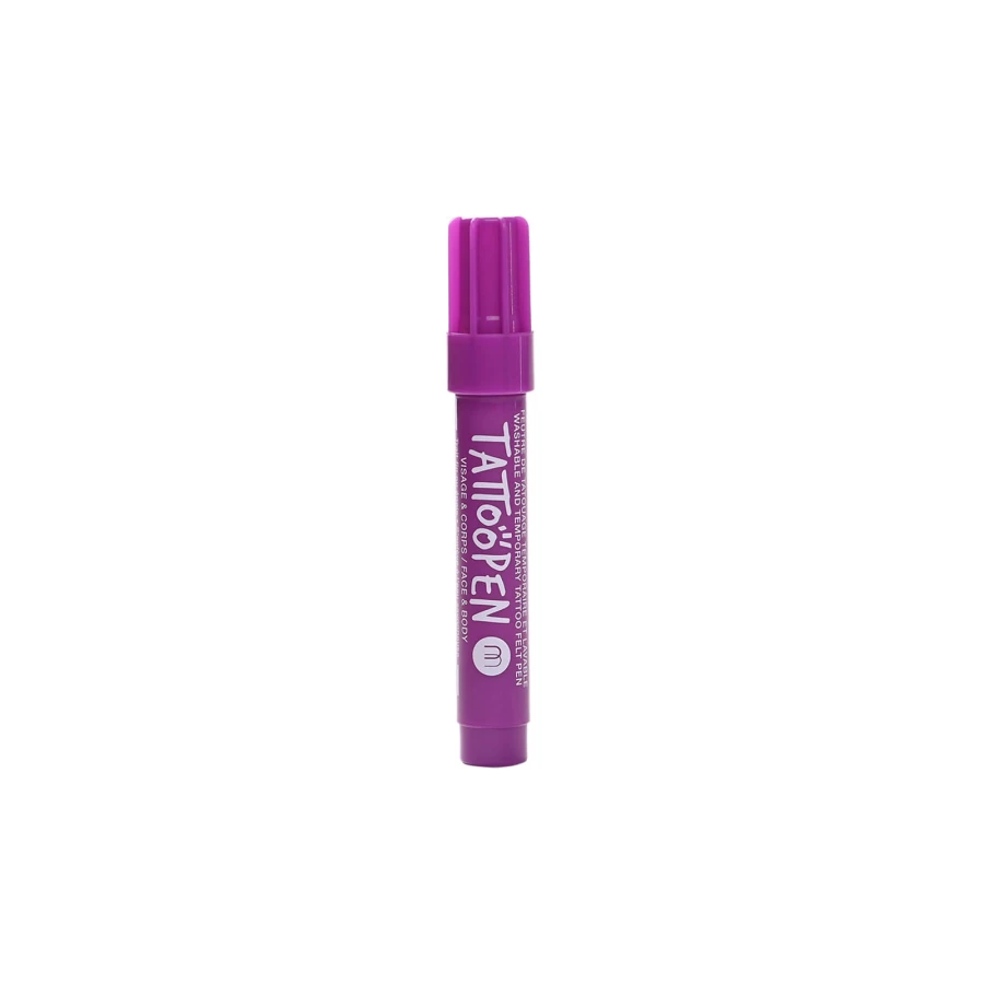 Zmywalny marker do ciała i twarzy dla dzieci Tattoopen 2,5 g - Fioletowy / Nailmatic