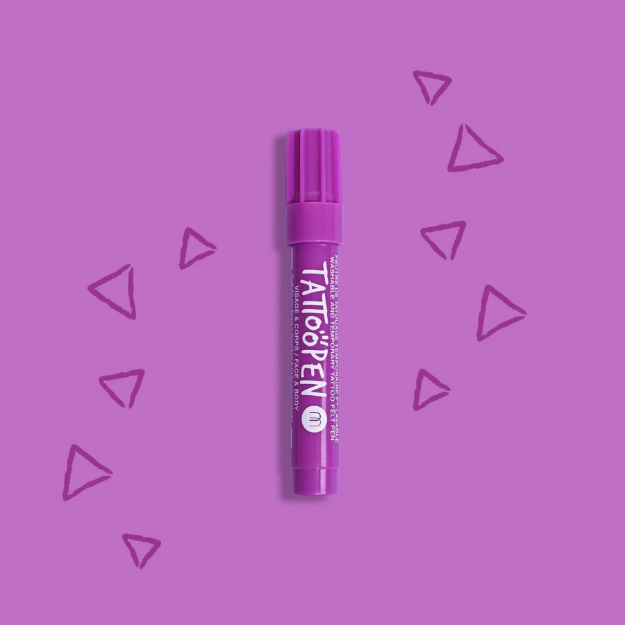 Zmywalny marker do ciała i twarzy dla dzieci Tattoopen 2,5 g - Fioletowy / Nailmatic