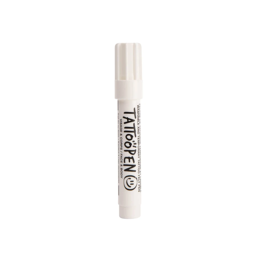 Zmywalny marker do ciała i twarzy dla dzieci Tattoopen 2,5 g - Biały / Nailmatic