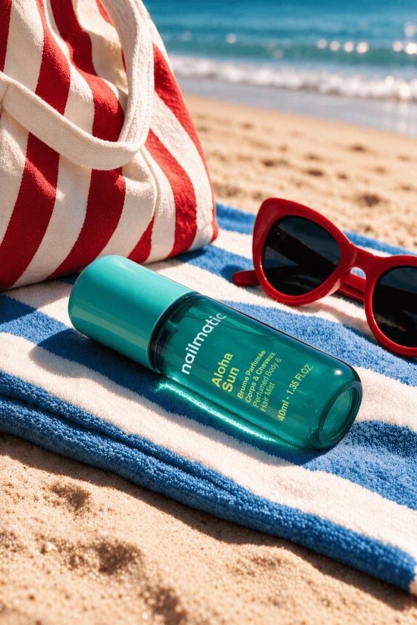 Perfumowana mgiełka do ciała i włosów dla dzieci - Aloha Sun, Kokos i Kwiaty Tropikalne, 40ml / Nailmatic