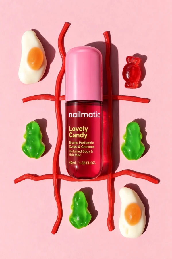 Perfumowana mgiełka do ciała i włosów dla dzieci - Lovely Candy, Wata Cukrowa, 40ml / Nailmatic