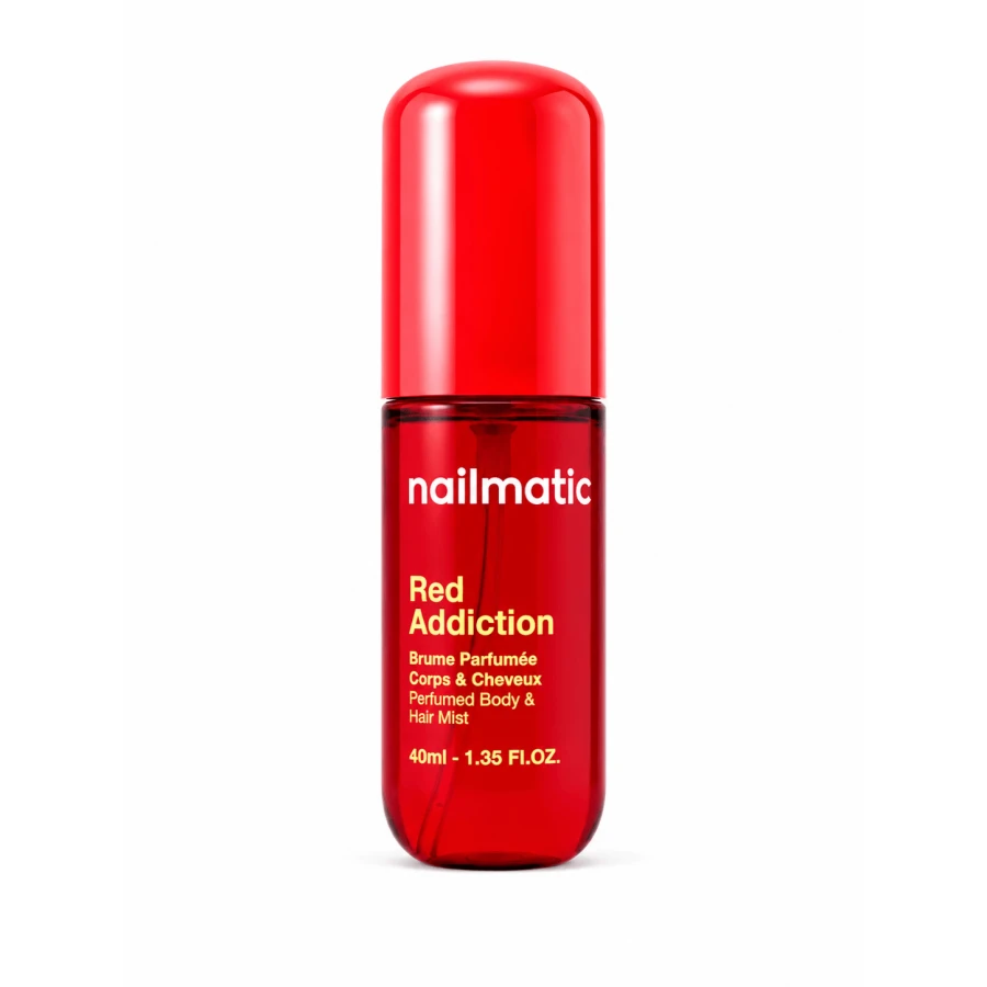 Perfumowana mgiełka do ciała i włosów dla dzieci - Red Addiction, Malina i Brzoskwinia, 40ml / Nailmatic