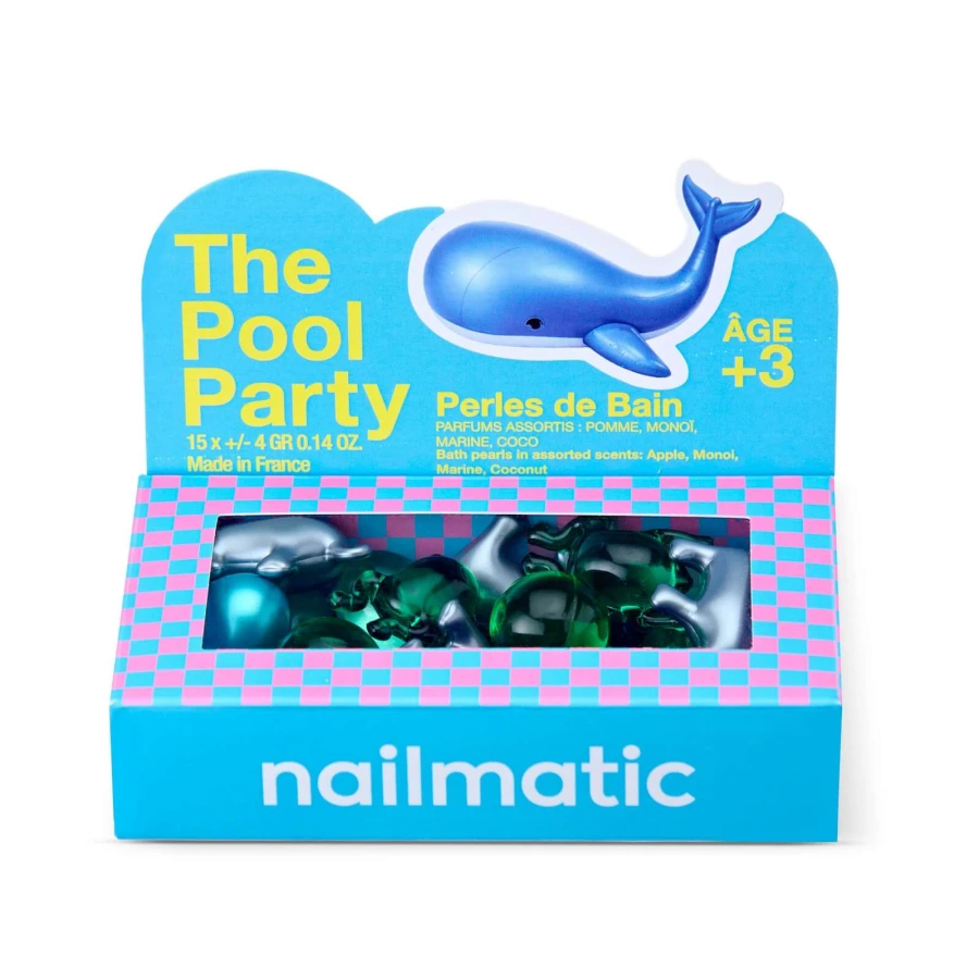 Perełki do Kąpieli dla Dzieci The Pool Party - Morskie Zwierzątka, 15 szt. / Nailmatic