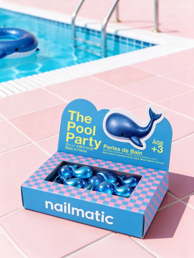 Perełki do Kąpieli dla Dzieci The Pool Party - Morskie Zwierzątka, 15 szt. / Nailmatic