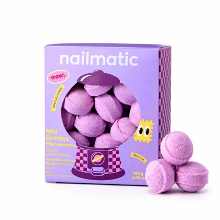 Kule do Kąpieli dla Dzieci Mini Berry Bloom - Zapach Czerwonych Owoców, 14szt. / Nailmatic