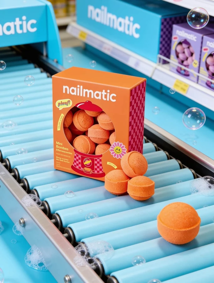 Kule do Kąpieli dla Dzieci Mini Sweet Mango - Zapach Mango, 14szt. / Nailmatic