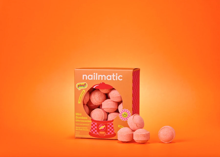 Kule do Kąpieli dla Dzieci Mini Sweet Mango - Zapach Mango, 14szt. / Nailmatic