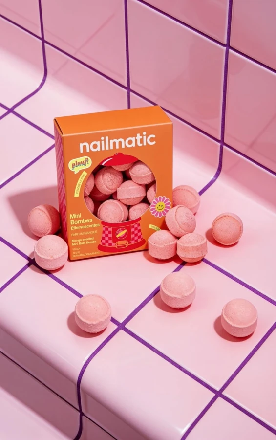 Kule do Kąpieli dla Dzieci Mini Sweet Mango - Zapach Mango, 14szt. / Nailmatic