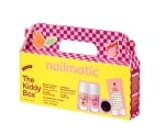 Zestaw Prezentowy do Paznokci dla Dzieci The Kiddy Box Hot - Lakiery, Brokat i Naklejki / Nailmatic