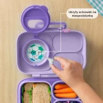 OMIEBOX LITE lunch box z wkładem chłodzącym, Lilac Puff / OMIE