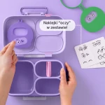 OMIEBOX LITE lunch box z wkładem chłodzącym, Lilac Puff / OMIE