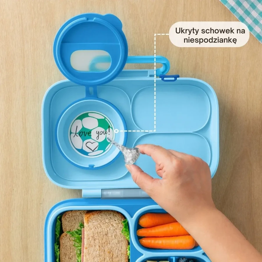 OMIEBOX LITE lunch box z wkładem chłodzącym, Surf Blue / OMIE