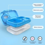 OMIEBOX LITE lunch box z wkładem chłodzącym, Surf Blue / OMIE