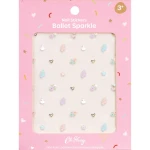 Naklejki na paznokcie dla dzieci - BALLET SPARKLE, hipoalergiczne / Oh Flossy