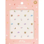 Naklejki na paznokcie dla dzieci - FRENCH FLAIR, hipoalergiczne / Oh Flossy
