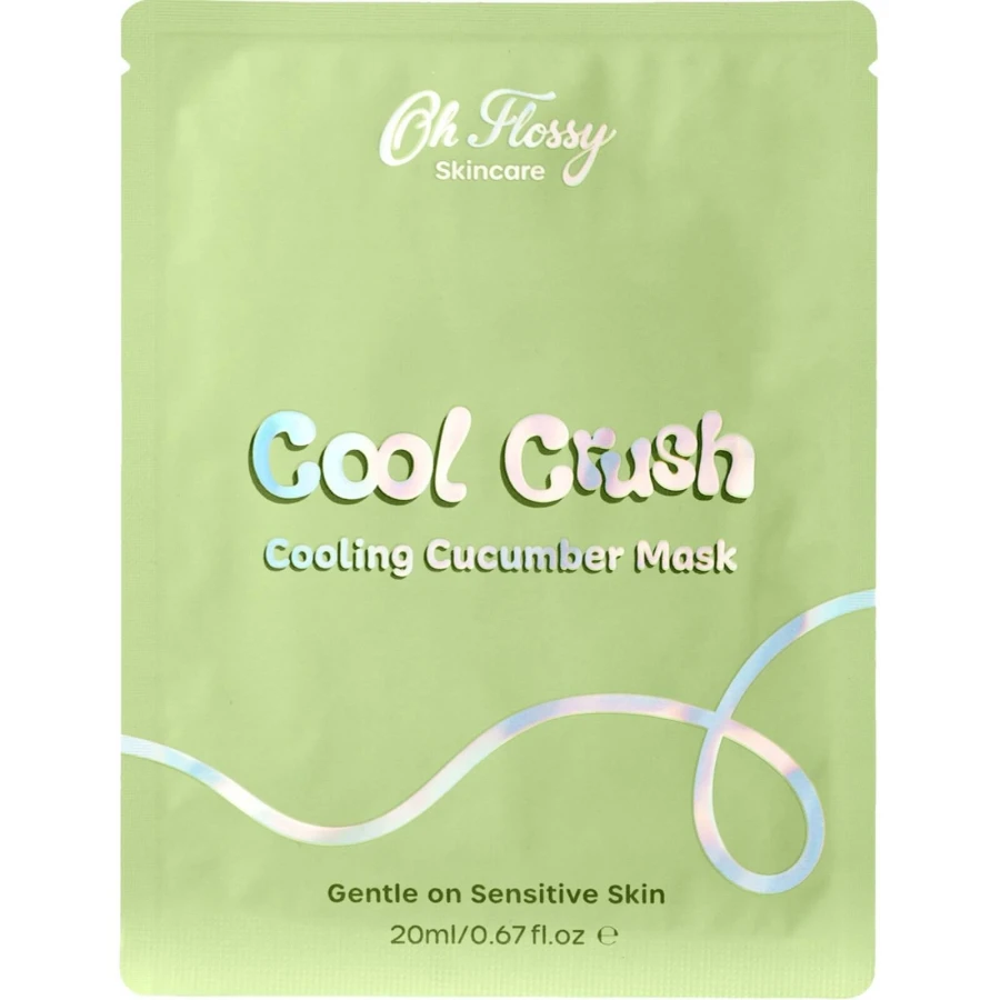 Nawilżająca maska chłodząca z ogórka Cool Crush dla Dzieci i Nastolatków / Oh Flossy